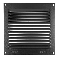 AMIG | Grille d'aération 3 | 150 x 300 mm | Aluminium | Noir