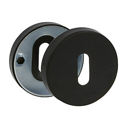 Amig Rosace de clé de porte inox - Noir