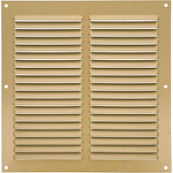 AMIG | Grille d'aération 3 | 200 x 200 mm | Aluminium | Or