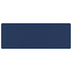 Helloshop26 Lavabo carré de luxe à trop-plein vasque à poser de toilette lave-mains de salle de bain salle cosmétique 41 x 41 cm céramique bleu foncé mat 02_0002688