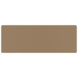 Helloshop26 Lavabo carré de luxe à trop-plein 41 x 41 cm céramique crème mat 02_0002694