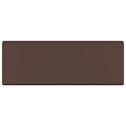 Helloshop26 Lavabo carré à trop-plein marron foncé mat 41 x 41 cm céramique 02_0002693