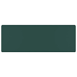 Helloshop26 Lavabo carré de luxe à trop-plein vasque à poser de toilette lave-mains de salle de bain salle cosmétique 41 x 41 cm céramique vert foncé mat 02_0002690