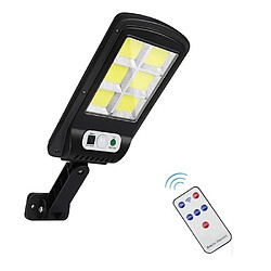 Lampe solaire extérieure avec détecteur de mouvement - Noir