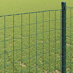 Acheter vidaXL Clôture Euro Vert 1,6 x 10 m Fer revêtu de PVC