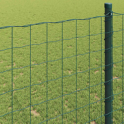 Acheter vidaXL Clôture Euro Vert 1,6 x 10 m Fer revêtu de PVC