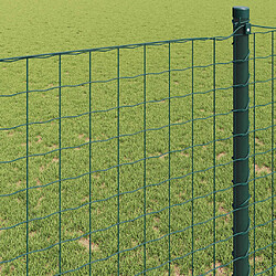 Acheter vidaXL Clôture Euro Vert 1,5 x 10 m Fer revêtu de PVC
