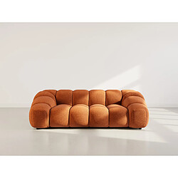 Lisa Design Ava - canapé 3 places en velours texturé