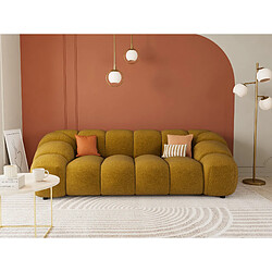 Lisa design Canapé Ava 3 places - Jaune