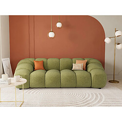 Lisa design Ava canapé 3 places - Vert