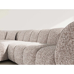 Acheter Lisa Design Curtis - canapé d'angle gauche 4 places avec accoudoir en tissu texturé