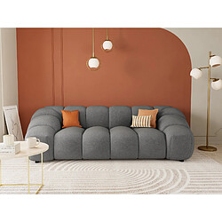 Lisa design Ava canapé 3 places - Gris