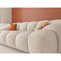 Lisa design Ava canapé 3 places - Beige