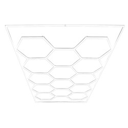 Monstershop Plafonnier LED Hexagonal