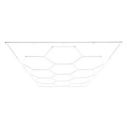 Monstershop Lot de 10 Panneaux LED Hexagonaux & Bordures