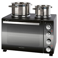 Combiné four 32L et double plaques de cuission Proficook PC-KK1302-Noir