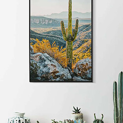 Mauro Ferretti Toile décorative avec cadre Cactus 60 x 4 x 90 cm Modèle 2.