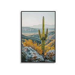 Mauro Ferretti Toile décorative avec cadre Cactus 60 x 4 x 90 cm Modèle 2.