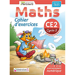 Cahier d'exercices iParcours maths CE2 (édition 2025)