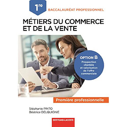 Métiers du commerce et de la vente, option B prospection clientèle et valorisation de l'offre commerciale 1re professionnelle, bac pro