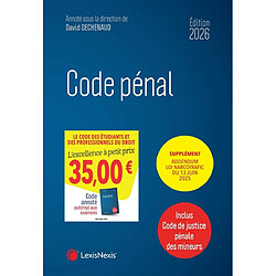 Code pénal 2026