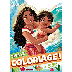 Disney Vaiana 2 : Vive le coloriage ! (Vaiana et Simea) : + Stickers offerts