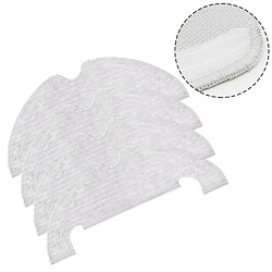 Têtes de balai microfibre pour aspirateur STYTJ05ZHMHW - Lot de 4