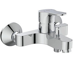 mitigeur - bain / douche - olyos ii - mural - chromé - porcher d2500aa