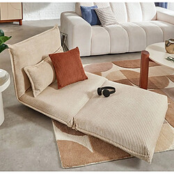 Acheter Pegane Fauteuil modulable chauffeuse - Ivoire