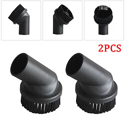 Brosses rondes pour aspirateur Miele - Lot de 2