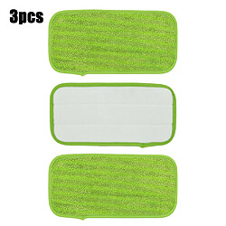 Serpillères de remplacement pour Swiffer WetJet - Lot de 3 Accessoires pour balai plat Swiffer WetJet - microfibre douce et lavable - compatible tête rectangulaire - réutilisable - installation facile