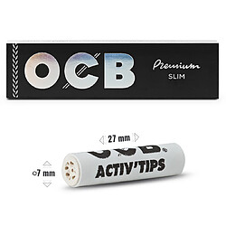 Acheter Feuilles à rouler OCB Slim avec Filtres ActivTips par 10