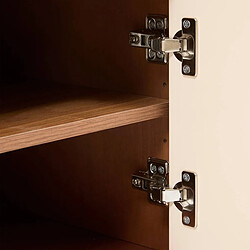 Pegane Meuble TV buffet bas - Marron pas cher