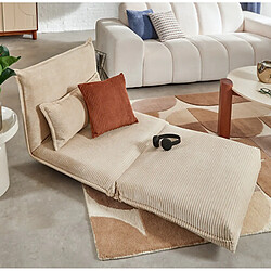 Pegane Fauteuil modulable chauffeuse - Ivoire pas cher