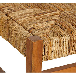 Avis Pegane Banc bout de lit en bois - Naturel
