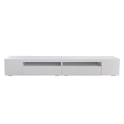 Meuble TV LED blanc moderne