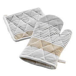 Paris Prix Gant & Manique de Cuisine Iliade 28cm Gris