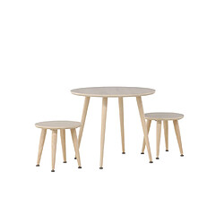 Acheter Paris prix Table enfant avec 2 tabourets - Naturel