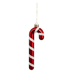 Atmosphera Lot de 6 Sujets de Noël Sucres d'Orge 14cm Rouge