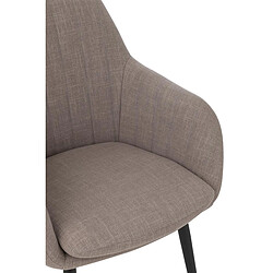 Paris Prix Chaise Design Miles 83cm Taupe pas cher