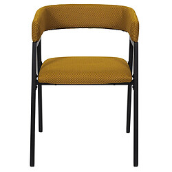 Avis The Home Deco Factory Lot de 2 Chaises Design Atome 74cm Jaune