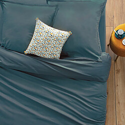 Atmosphera Housse de Couette Intérieur 140x200cm Bleu Orage