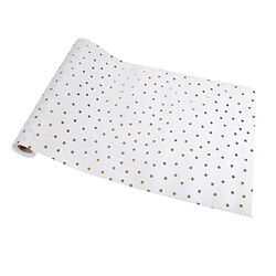 Paris Prix Chemin de Table Jetable Gold Pattern 28cmx5m Or