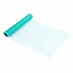 Paris Prix Chemin de Table Jetable Effet Maille 30cmx5m Menthe