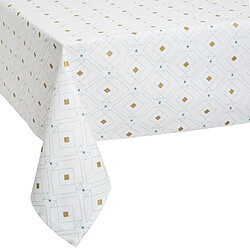 Atmosphera Nappe Rectangulaire Imprimé Ora 140x240cm Blanc