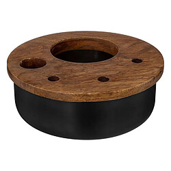 Secret De Gourmet Coffret Coktail 6 Pièces Manguier 21cm Noir