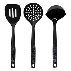 Five Simply Smart Lot de 3 Ustensiles de Cuisine Caractère 33cm Noir