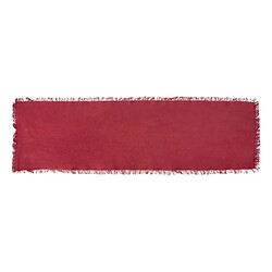 Secret De Gourmet Chemin de Table Maha 38x140cm Rouge Grenat