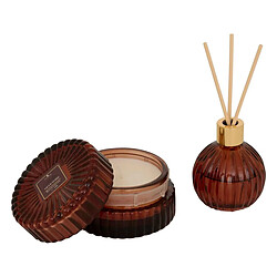 Atmosphera Coffret Senteur 2 Pièces Albie 8cm Figue Noire