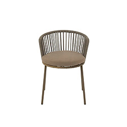 Paris Prix Chaise Design Corde Toa 75cm Marron